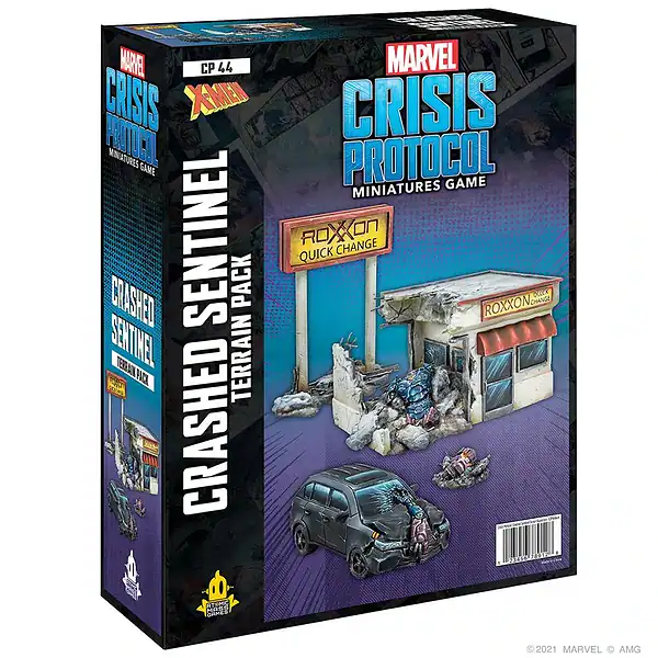 Crashed Sentinel Terrain Pack: Marvel Crisis Protocol