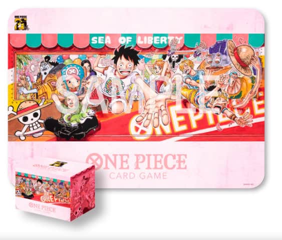 One Piece Card Game: Playmat & Card Case Set - 25th Edition