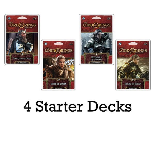 Lord of the Rings LCG Starter Decks - ALL 4