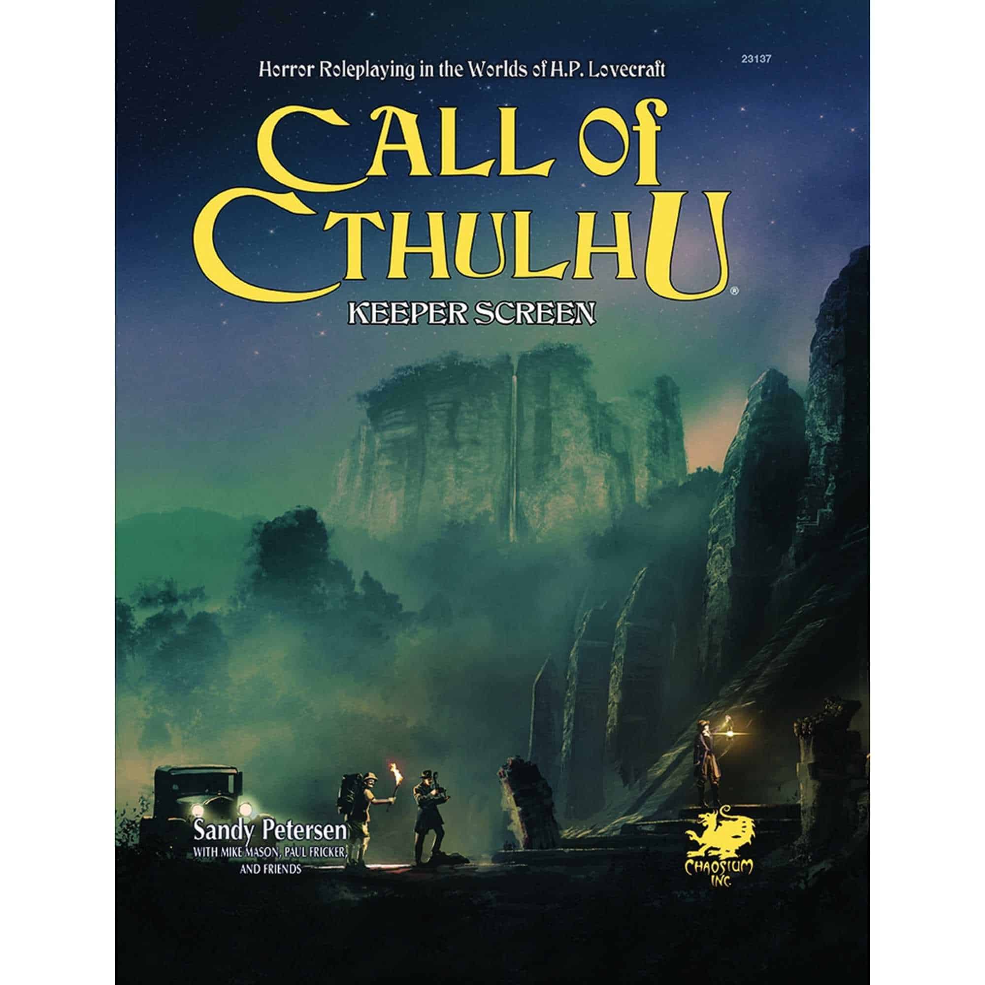 Call of Cthulhu 7th Edition - Keepers Screen
