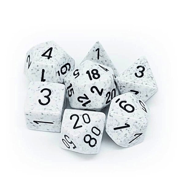 Chessex Arctic Camo dice