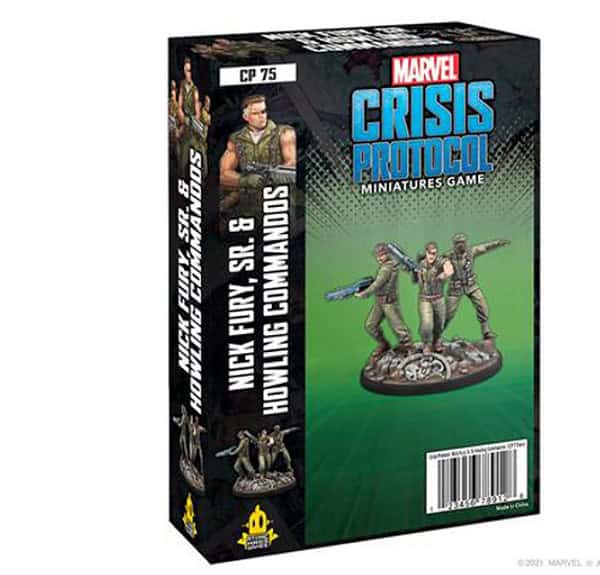 Nick Fury Sr and Howling Commandos: Marvel Crisis Protocol