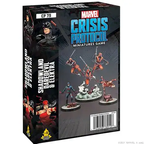 Shadowland Daredevil and Elektra: Marvel Crisis Protocol