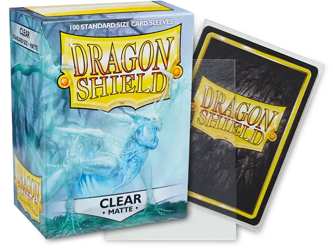 Dragon Shield: Standard Sleeves - Matte Clear x100