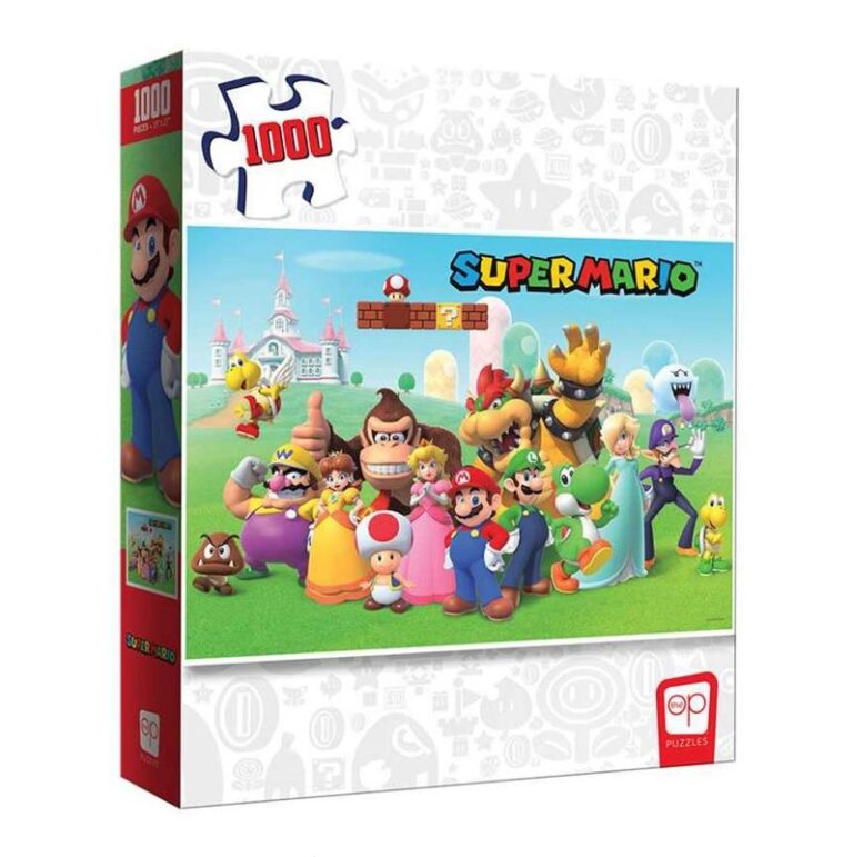 Super Mario: Mushroom Kingdom 1000 Piece Puzzle Gamers Hart