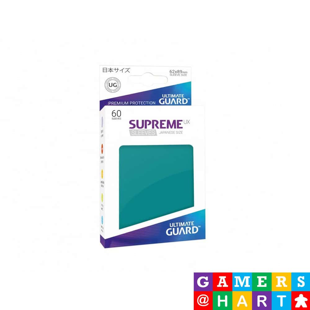 Ultimate Guard Supreme Sleeves: Japanese Size - Petrol