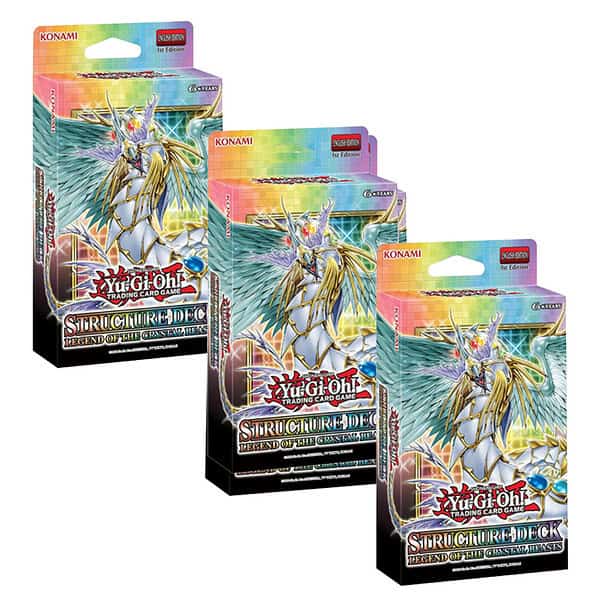 Yu-Gi-Oh Legend of the Crystal Beasts Structure Deck (x3)