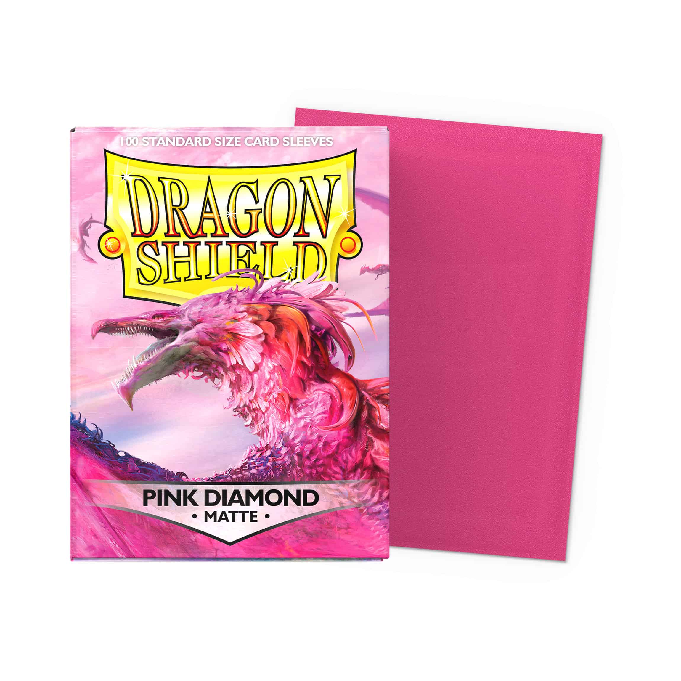 Dragon Shield - Standard Sleeves - Matte Diamond Pink (100)