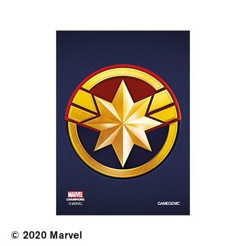 Marvel Champions Art Standard Sleeves: Captain Marvel (x50)