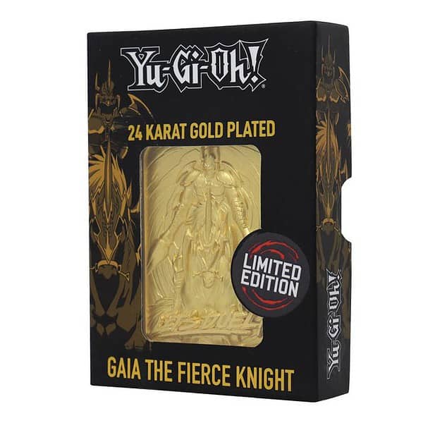 Yu-Gi-Oh! - Limited Edition 24K Gold Plated Collectible - Gaia the Fierce Knight