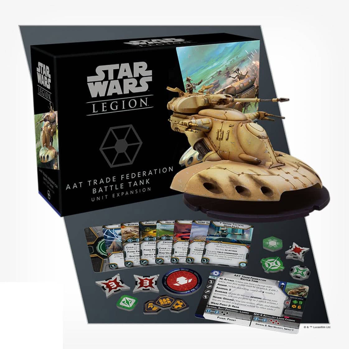 Star Wars Legion: AAT Trade Federation Battle Tank Unit