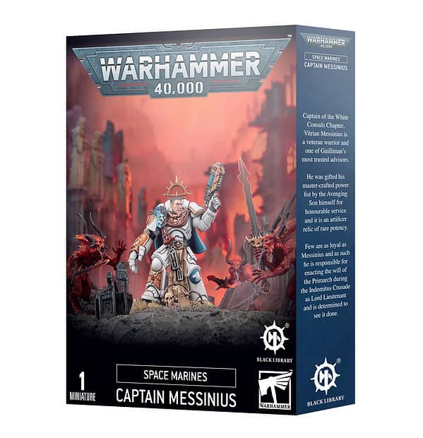 Warhammer 40k: Space Marines - White Consuls Captain Messinius