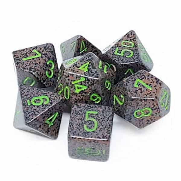 Chessex Poly Dice Set: Speckled Earth Poly Dice Set