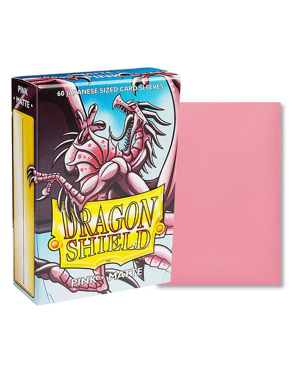 Dragon Shield Japanese Sleeves Matte Pink x60 (59mm x 86mm)