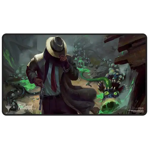 MTG: Universes Beyond Fallout Black Stitched Playmat X
