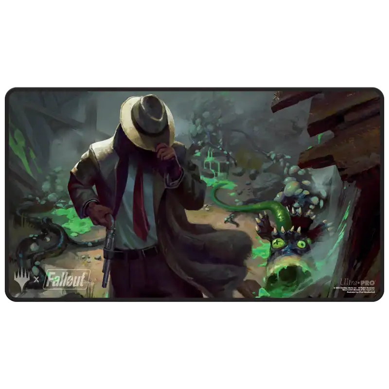 MTG: Universes Beyond Fallout Black Stitched Playmat X