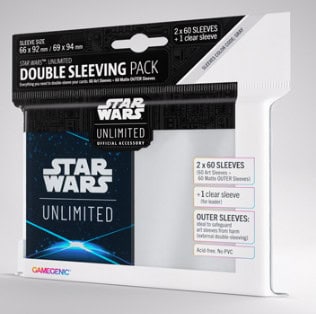 Star Wars Unlimited: Double Sleeving Pack - Space Blue