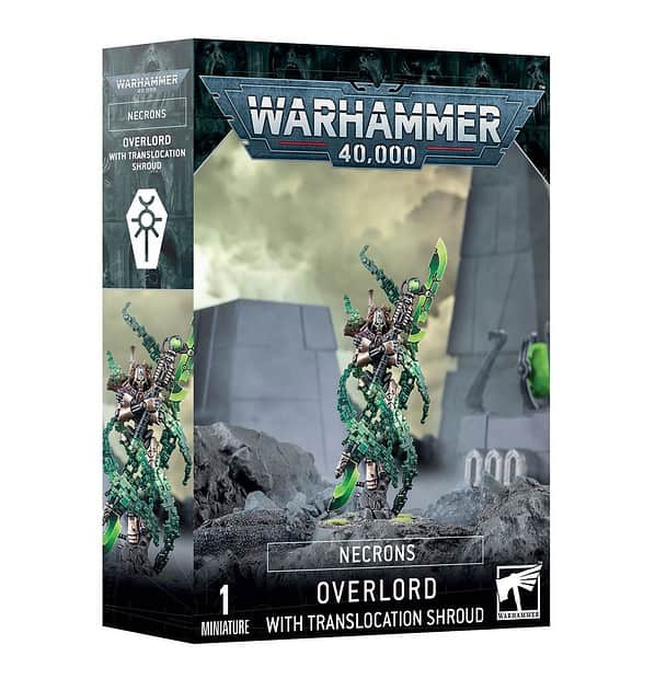 Warhammer 40k: Necrons - OVERLORD WITH TRANSLOCATION SHROUD