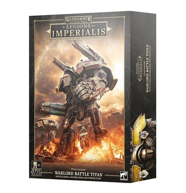 LEGIONS IMPERIALIS: WARLORD TITAN WITH POWER CLAW AND PLASMA ANNIHILATOR