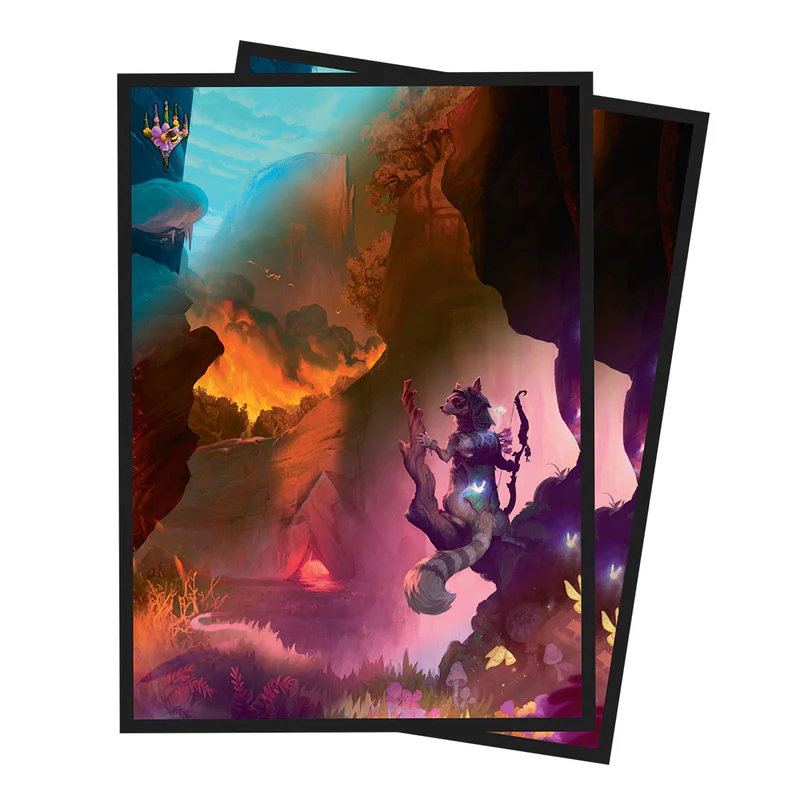 MTG: Bloomburrow 100ct Deck Protector Sleeves - Red