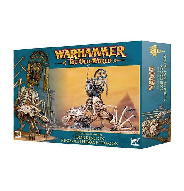 Warhammer: The Old World - TOMB KING/LICHE PRIEST ON NECROLITH BONE DRAGON