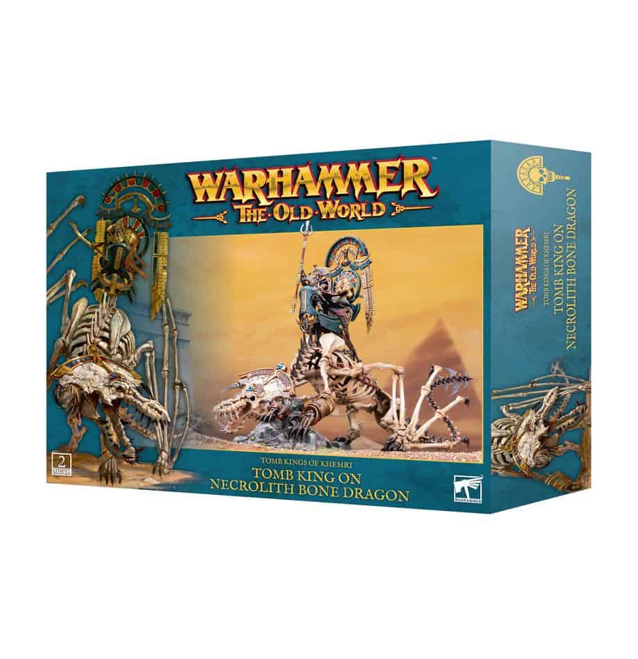 Warhammer: The Old World - TOMB KING/LICHE PRIEST ON NECROLITH BONE DRAGON