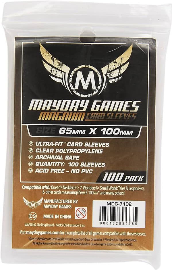 Mayday Sleeves: Magnum Copper (65mm x 100mm - 100 count)
