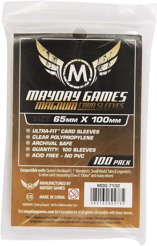 Mayday Sleeves: Magnum Copper (65mm x 100mm - 100 count)