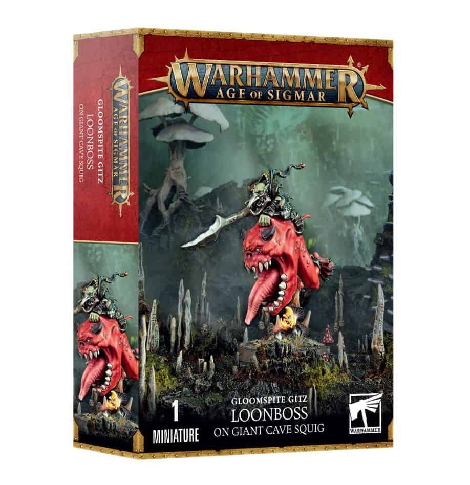 Warhammer: Age of Sigmar - LOONBOSS ON GIANT CAVE SQUIG