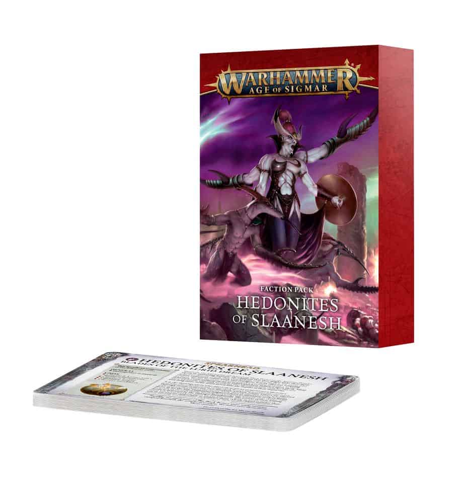 Warhammer: Age of Sigmar - FACTION PACK: HEDONITES OF SLAANESH