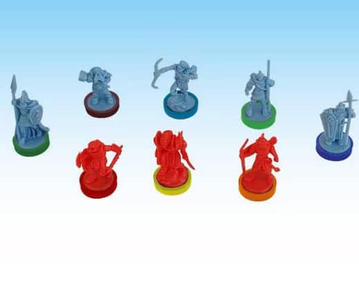 War of the Ring: Coloured Plastic Rings - Core Set
