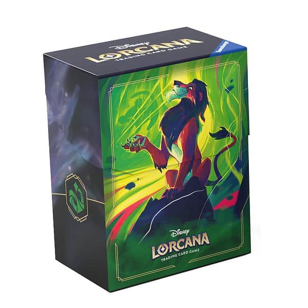 Disney Lorcana Azurite Sea - Deck Box - Scar