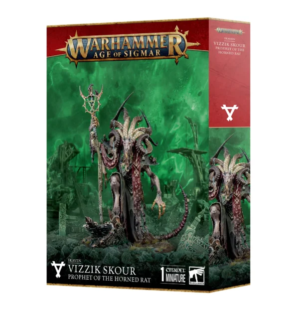 Warhammer: Age of Sigmar - SKAVEN - Vizzik Scour Prophet of the Horned Rat