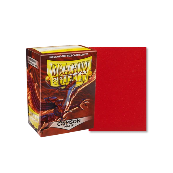 Dragon Shield Matte Standard Sleeves - Crimson