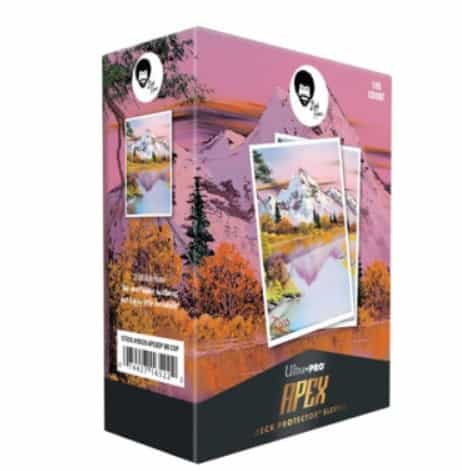 Bob Ross Mighty Mountain Lake 105ct APEX Deck Protector Sleeves