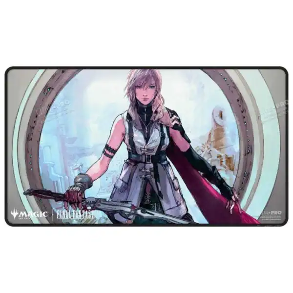 MTG: Final Fantasy Black Stitched Playmat Premium W