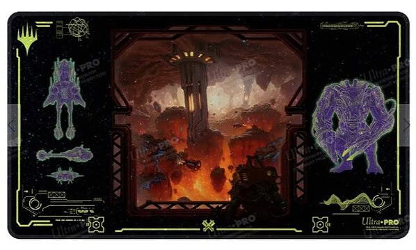MTG: Edge of Eternities Holofoil Playmat Red Mythic