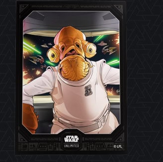 Gamegenic Star Wars: Unlimited Art Sleeves - Admiral Ackbar