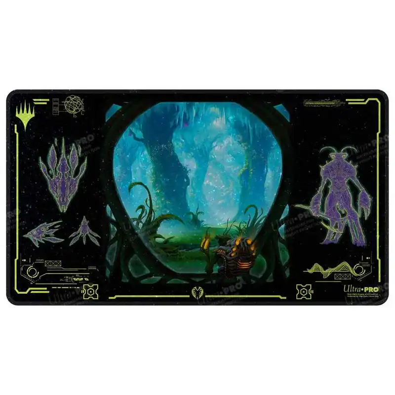 MTG: Edge of Eternities Holofoil Playmat Green Mythic
