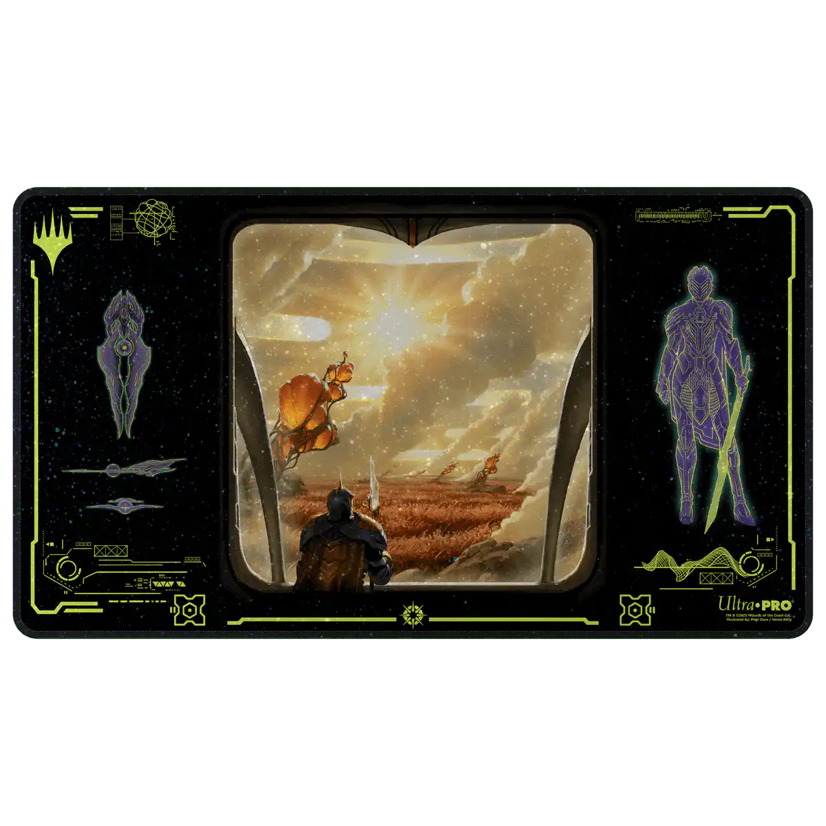 MTG: Edge of Eternities Holofoil Playmat White Mythic