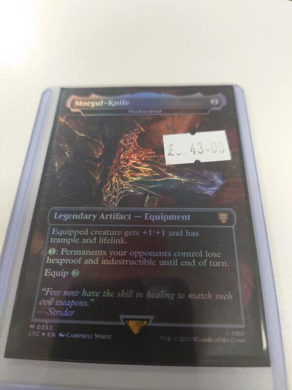 MTG Single: LTC - Morgul Knife (Shadowspear) - 353 Foil