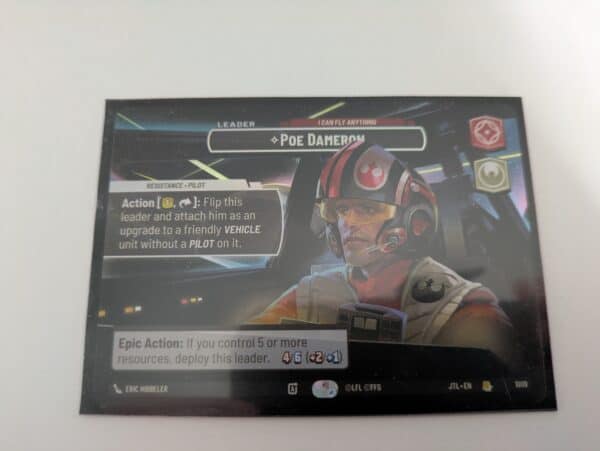 Star Wars Unlimited Singles - Showcase - Poe Dameron (1009 JTL)