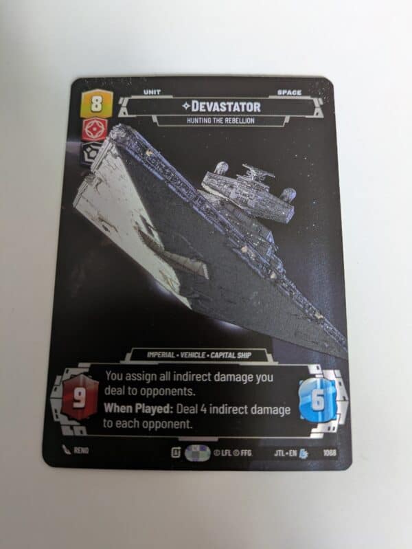 Star Wars Unlimited Singles - Prestige - Devastator Foil (1068 JTL)