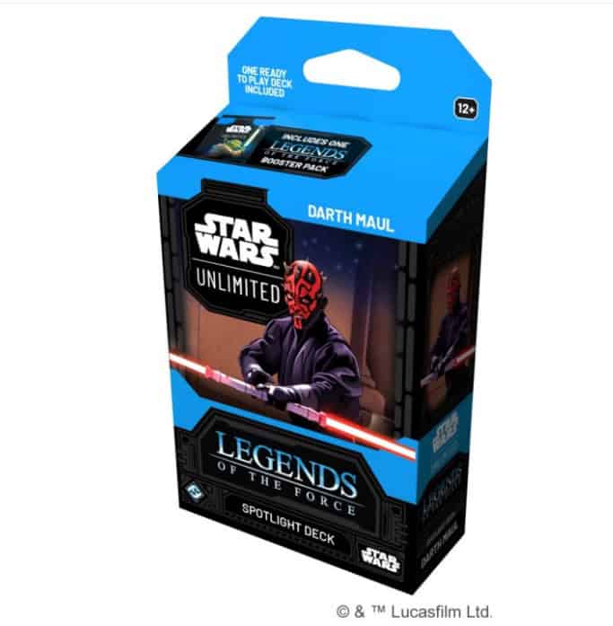 Star Wars: Unlimited  Legends of the Force Spotlight Deck - Darth Maul