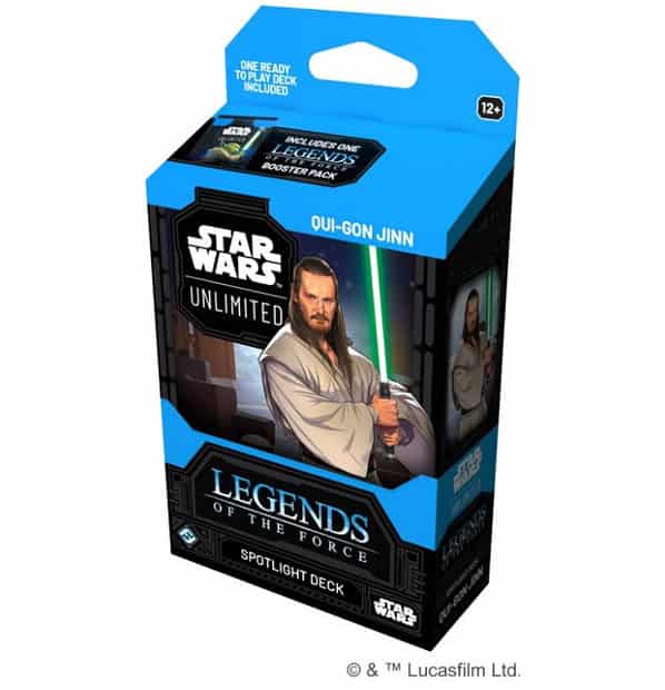 Star Wars: Unlimited  Legends of the Force Spotlight Deck - Qui-Gon Jinn
