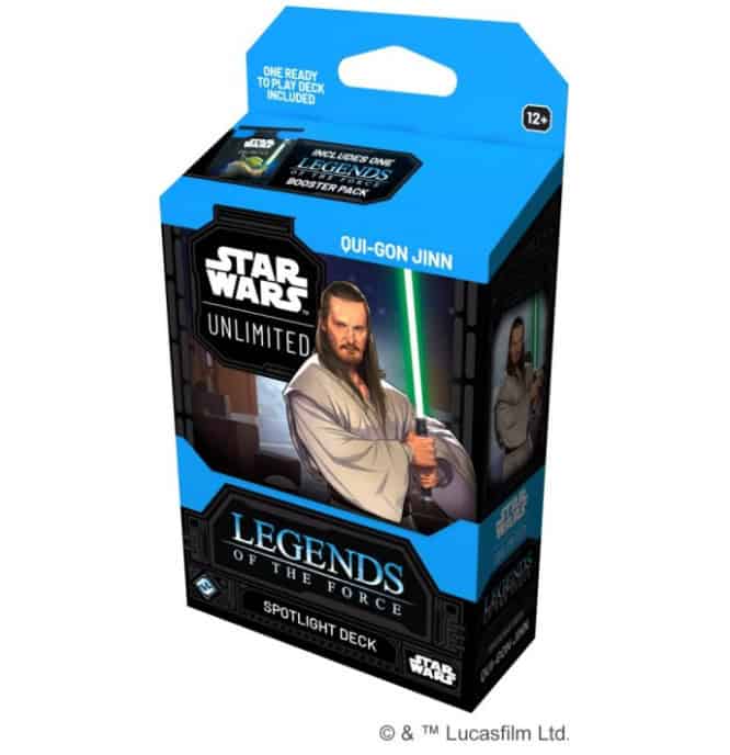 Star Wars: Unlimited  Legends of the Force Spotlight Deck - Qui-Gon Jinn