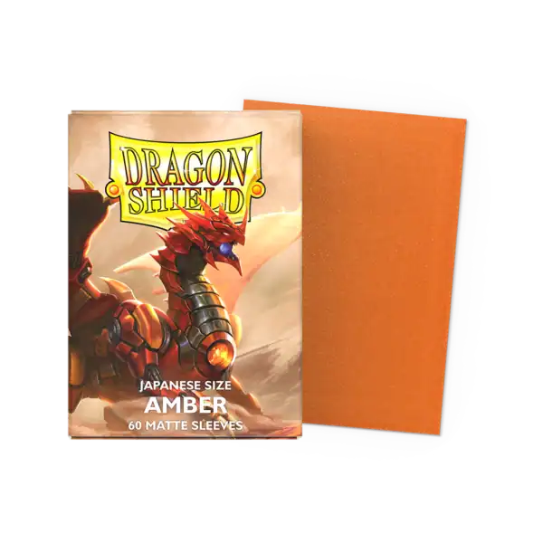 Dragon Shield Standard Matte Sleeves - Amber (100)