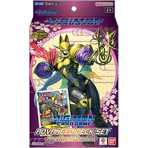 Digimon Card Game: Advanced Deck - Amethyst Mandala (ST-22)