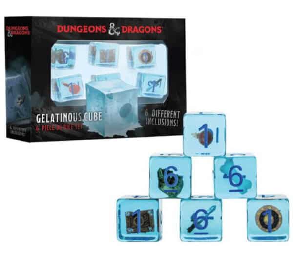 D&D Gelatinous Cube 6-Pack Dice