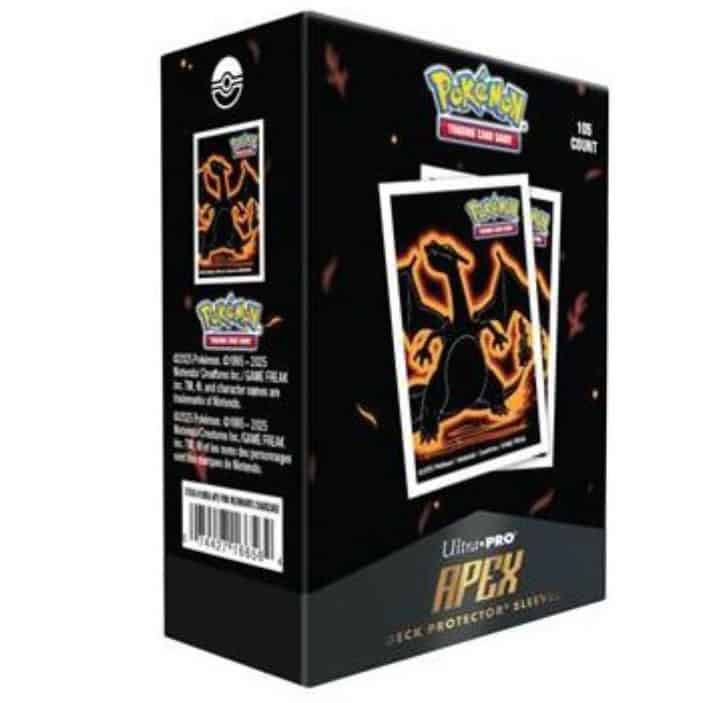 Pokemon Neon Kanto Apex Deck Protector Sleeves - Charizard (105ct)